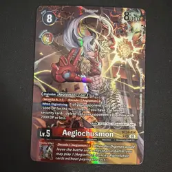 Digimon Card Game Aegiochusmon BT24-014 Rare Alternate Art NM - Image 1