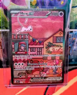 Mew EX SVP 053 BLACK STAR PROMO - Pokemon TCG Scarlet Violet 151 Full Art - Image 1