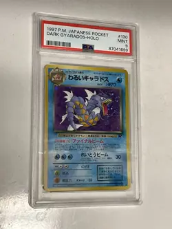 1997 Pokemon Japanese Team Rocket Dark Garydos #130 HOLO PSA 9 MINT - Image 1