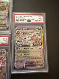 Pokemon Prismatic Evolutions Surprise box Promo Sequential Set Psa 9 Psa 10 - Image 4