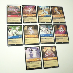 Disney Lorcana Theme Lot - 101 Dalmatians Theme Lot of 10 Cards - Image 1