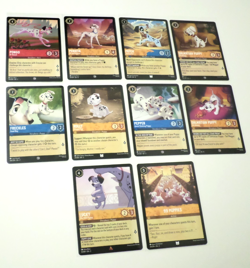 Disney Lorcana Theme Lot - 101 Dalmatians Theme Lot of 10 Cards - Image 2