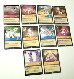 Disney Lorcana Theme Lot - 101 Dalmatians Theme Lot of 10 Cards - Image 3