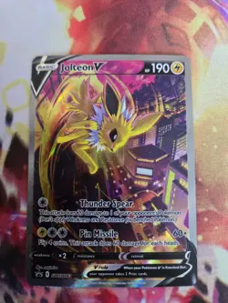 Jolteon V - SWSH183 - Pokemon Sword & Shield Promo Alternate Art Card NM - Image 1