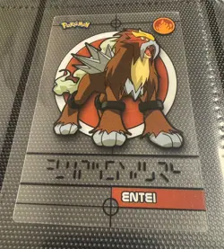 Merlin Pokemon Magic Message Karte/Cards 2006 Entei Deutsch - Entei German - Image 2