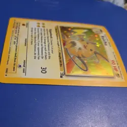 Pokemon TCG Raichu Fossil Holo Rare Card 14/62 Lp - Image 3