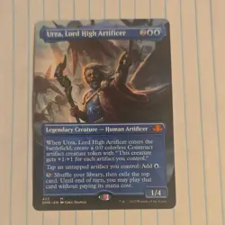 Urza Lord High Artificer Borderless Dominaria Remastered Mythic Creature Blue W… - Image 1