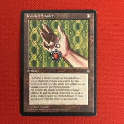 MTG {Jeweled Amulet} Ice Age Regular Uncommon #326 LP/EX Vintage!!*Ships Free* - Image 1