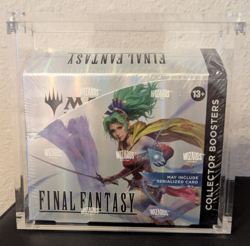 MTG Final Fantasy Collector Booster Box Sealed English w/ Acrylic Case - Image 1