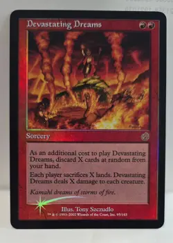 FOIL DEVASTATING DREAMS NM UNPLAYED TORMENT MTG MAGIC THE GATHERING (M4) - Image 1