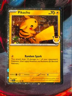 Pikachu 051 /162 Stamped 2026 Pokemon Day Promo TCG + Coin - Image 2
