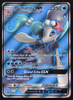 Primarina GX - SM39 - Ultra Rare - SM Black Star Promo - Pokemon Card - Image 1