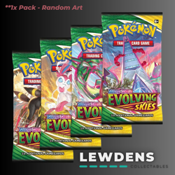 1 x Pokemon: Sword & Shield - Evolving Skies - Booster Pack - New & Sealed - Image 1