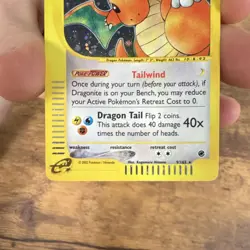 Pokemon Dragonite 9/165 Expedition Base Set Holo Rare LP - Image 3