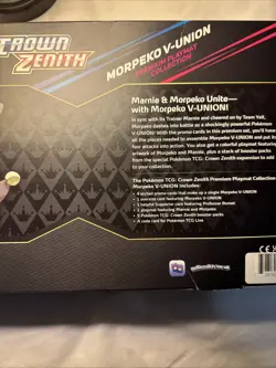Pokemon TCG Crown Zenith Morpeko V-Union Premium Playmat Collection Box - Image 5
