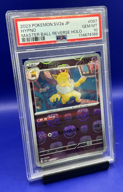 2023 Hypno Master Ball Reverse Holo 097/165 Japanese Pokemon 151 PSA 10 Gem Mint - Image 2
