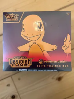 Pokemon S&V Obsidian Flames Pokemon Center Elite Trainer Box - New & SEALED - Image 1