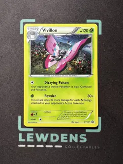 Vivillon - XY137 - Cosmos Holo Promo - XY Black Star Promo - Pokemon Card - Image 1