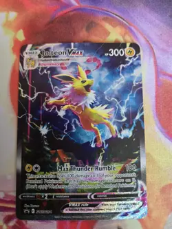 Pokemon Jolteon VMAX SWSH184 Sword & Shield Full Art Black Star Promo Holo - Image 1