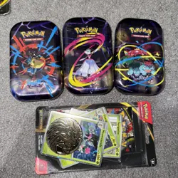 Pokemon TCG Mega Evolution Bundle 3-Pack Blister / Tins – Factory Sealed - Image 3