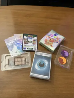 Pokemon Prismatic Evolutions ETB Elite Trainer Box Contents, No Packs or Promo - Image 1