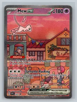 Pokemon TCG Mew EX 053 Holo Black Star Promo Scarlet & Violet 151 - Image 1