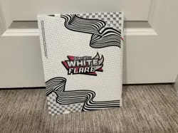 POKEMON OFFICIAL WHITE FLARE BINDER Collection *BINDER ONLY* - Image 2