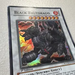 Yu-Gi-Oh! Black Brutdrago SOVR-EN043 Stardust Unlimited Holo 1st edition - Image 2