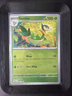 Servine - 002/086 - Pokeball Holo - Black Bolt - Pokemon Card - NM/M - Image 1