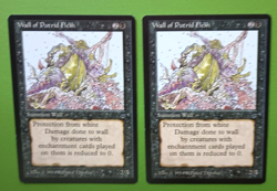 Magic the Gathering MTG Legends WALL OF PUTRID FLESH X 2 NM U 1994! - Image 2