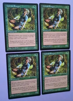 Magic the Gathering MTG Visions QUIRION RANGER X 4 VLP/EX C 1997 PLAYSET! - Image 2