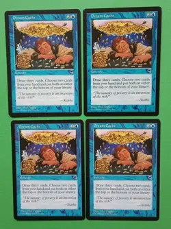 Magic the Gathering MTG Tempest DREAM CACHE X 4 LP/EX C 1997 Vintage Nice! - Image 1