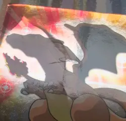 Charizard Foil Topps TV Animation Card Damaged Pokemon Card - Image 5