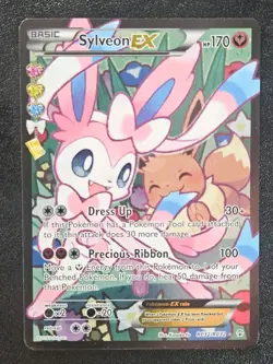 Pokemon TCG Sylveon EX Full Art RC32-32 Generations Radiant Collection Holo NM - Image 1