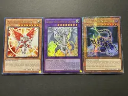 Albion The Sanctifire Dragon + Ido The Supreme Magical Force + Kristya | YuGiOh! - Image 1