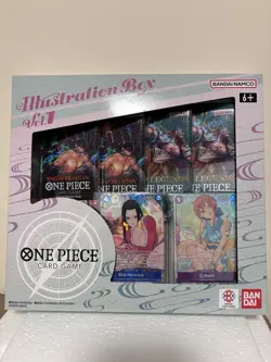 One Piece Card Game Illustration Box Vol. 1-4 Factory Sealed - Image 2