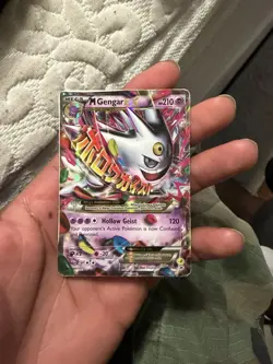 Pokemon M Gengar EX Mega Promo Holo XY Set Card XY166 210 HP - Image 1