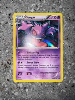 Pokemon TCG Cards Gengar 60/162 BREAKthrough Holo Rare EXC-NM - Image 3