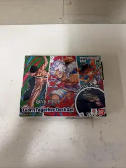 One Piece TCG: Learn Together Deck Set [LD-01] New Open Box Some Missing Cards - Image 1