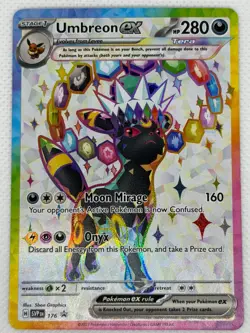 Umbreon ex - 176 Promo Holo SV: Scarlet & Violet Promo Cards SVP 176 NM - Image 1