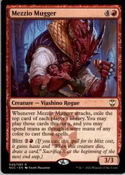Mezzio Mugger R Commander: Streets of New Capenna 49 NM - Image 1