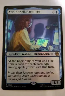 April O'Neil, Hacktivist Teenage Mutant Ninja Turtles Foil - Image 1