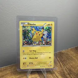 Pokemon PIKACHU 6/12 (Holo Promo) McDonald's 2015 - LP!! - Image 1