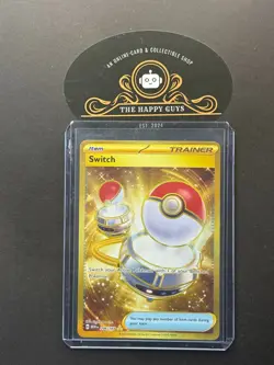 Pokemon Switch #206 (Hyper Rare Gold) Scarlet & Violet 151 Foil - Image 1