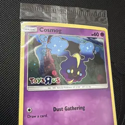 COSMOG 64/149 SM BASE POKEMON HOLO TCG TOYSRUS PROMO CARD STAMPED SEALED - Image 2