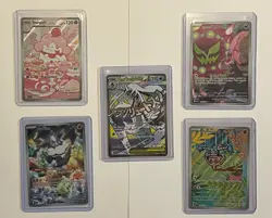 2026 Pokemon Ascended Heroes 4 Illustration Rare + 1 Mega Attack Rare LOT! - Image 1