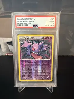 2016 Pokemon XY Generations #35 Gengar-Reverse Foil PSA 9 - Image 1
