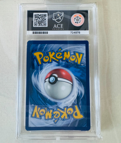 Chansey 70/108 Reverse Foil Pokemon 2016 Evolutions ACE Graded 9 Mint - Image 2