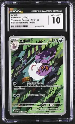 ARBOK Temporal Forces Illustration Rare #176 CGC 10 Pokemon [Nostalgium] - Image 1