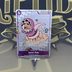 One Piece Card Game TCG Senor Pink OP10-067 Royal Blood Rare Alt Art English - Image 2